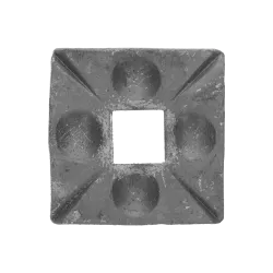 DOPREDAJ: Pätka 70x70x8 mm, otvor 21mm DOPREDAJ: Pätka 70x70x8 mm, otvor 21mm